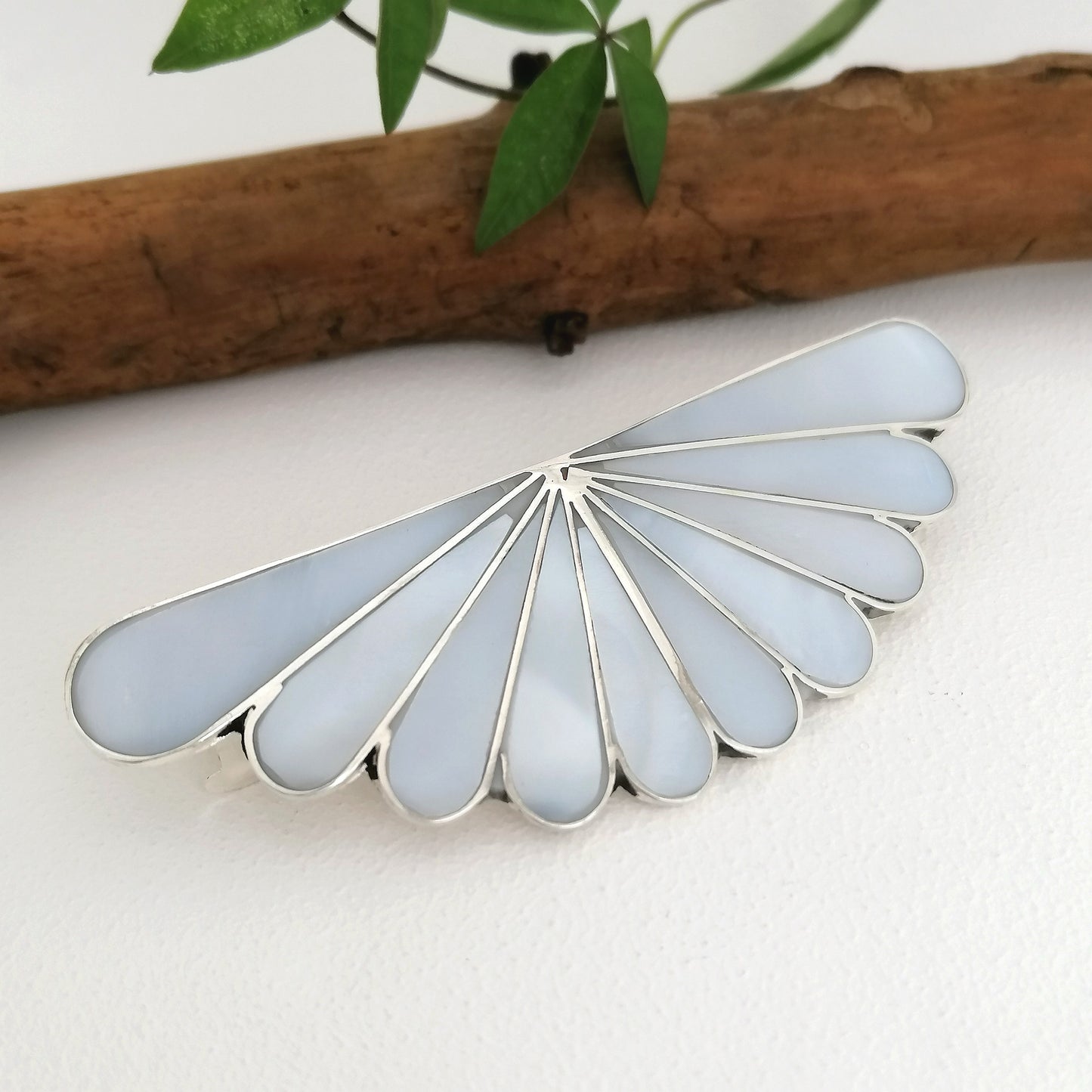 Mother of Pearl Art Nouveau Barrette