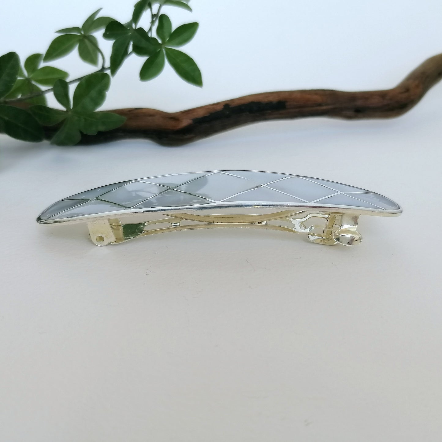 Art Deco Mother of Pearl Barrette