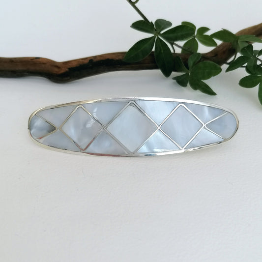 Art Deco Mother of Pearl Barrette