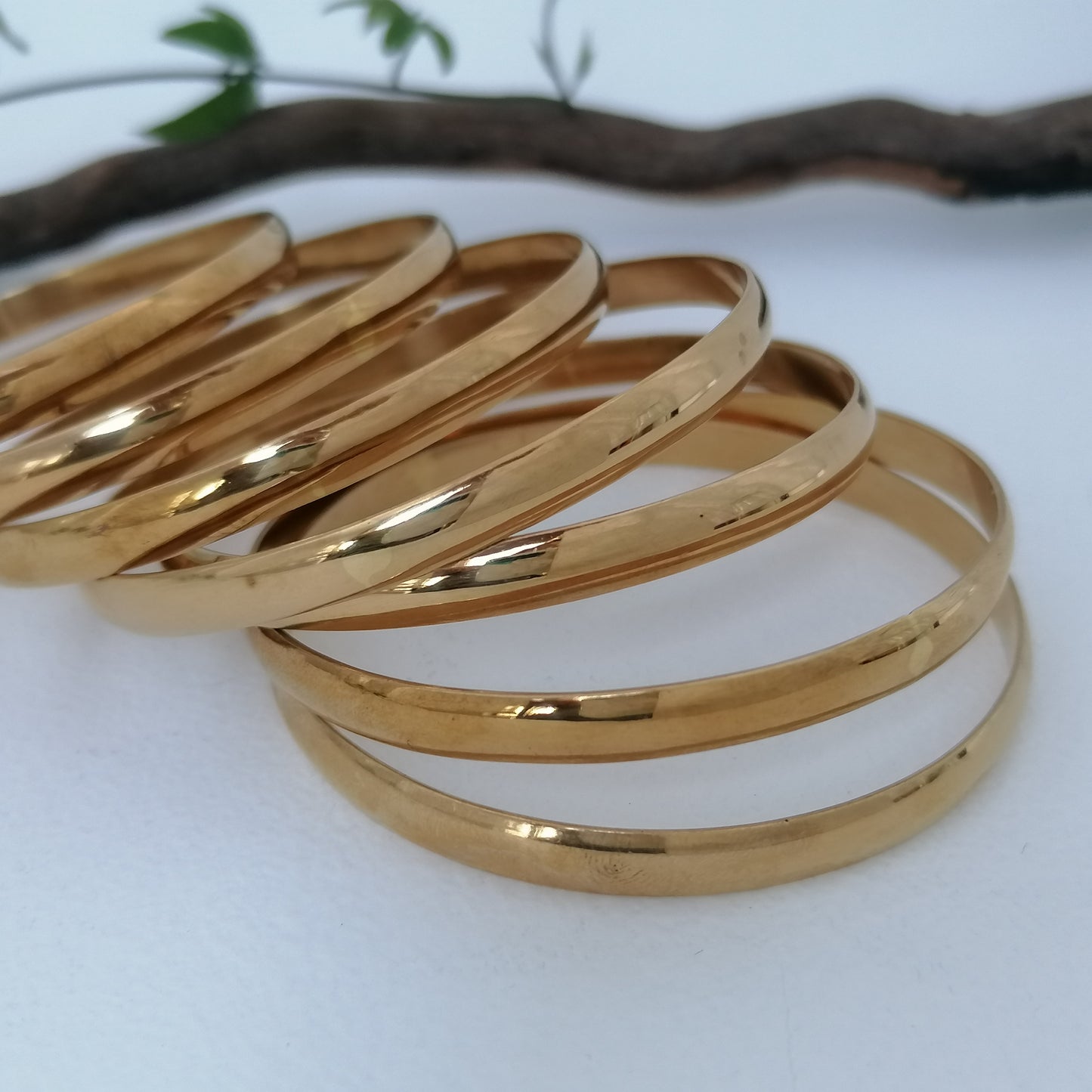 Set of Gold Tone Bangles