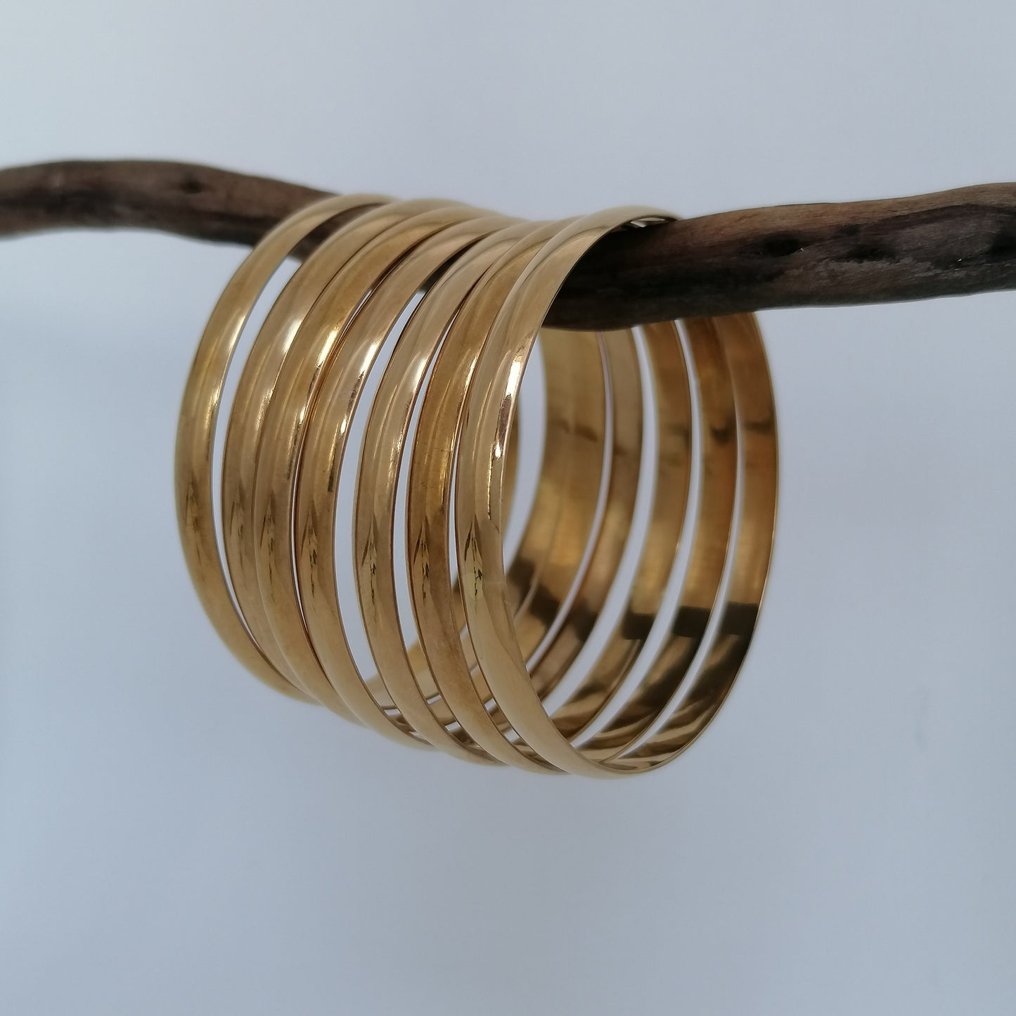 Set of Gold Tone Bangles